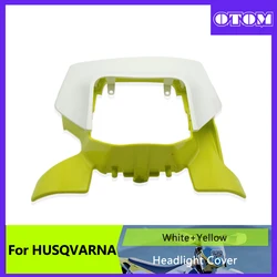 Motorcycle Headlight Cover Headlamp Plastic Mask Shell Housing For HUSQVARNA FE TE 150 250 300 350 450 501 Off-road Dirt Bikes