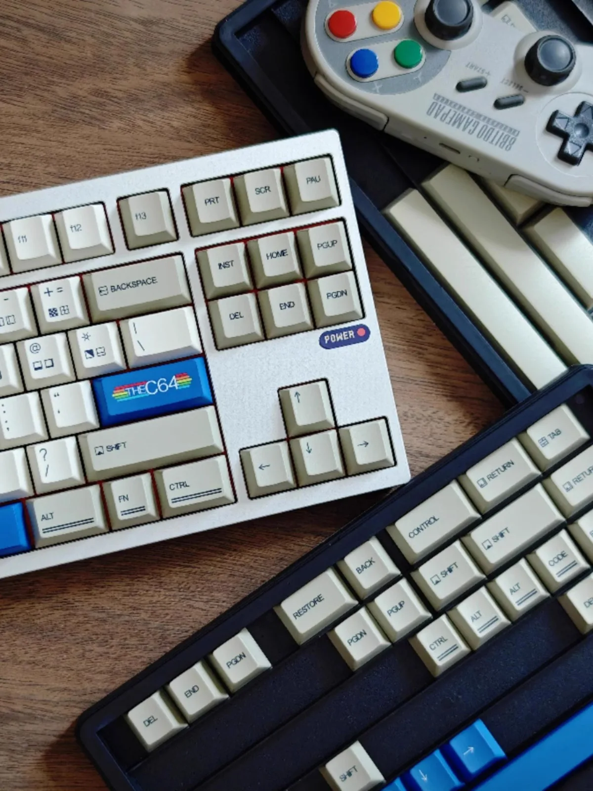 Personalizado bonito PBT Keycaps, Sublimação térmica Keycaps, Tema C64re, 158 chaves