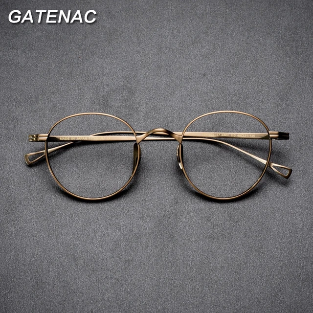 Vintage Men Titanium Glasses Frame Luxury Titanium Eyeglasses Frames Brands Eyeglasses Frames Aliexpress