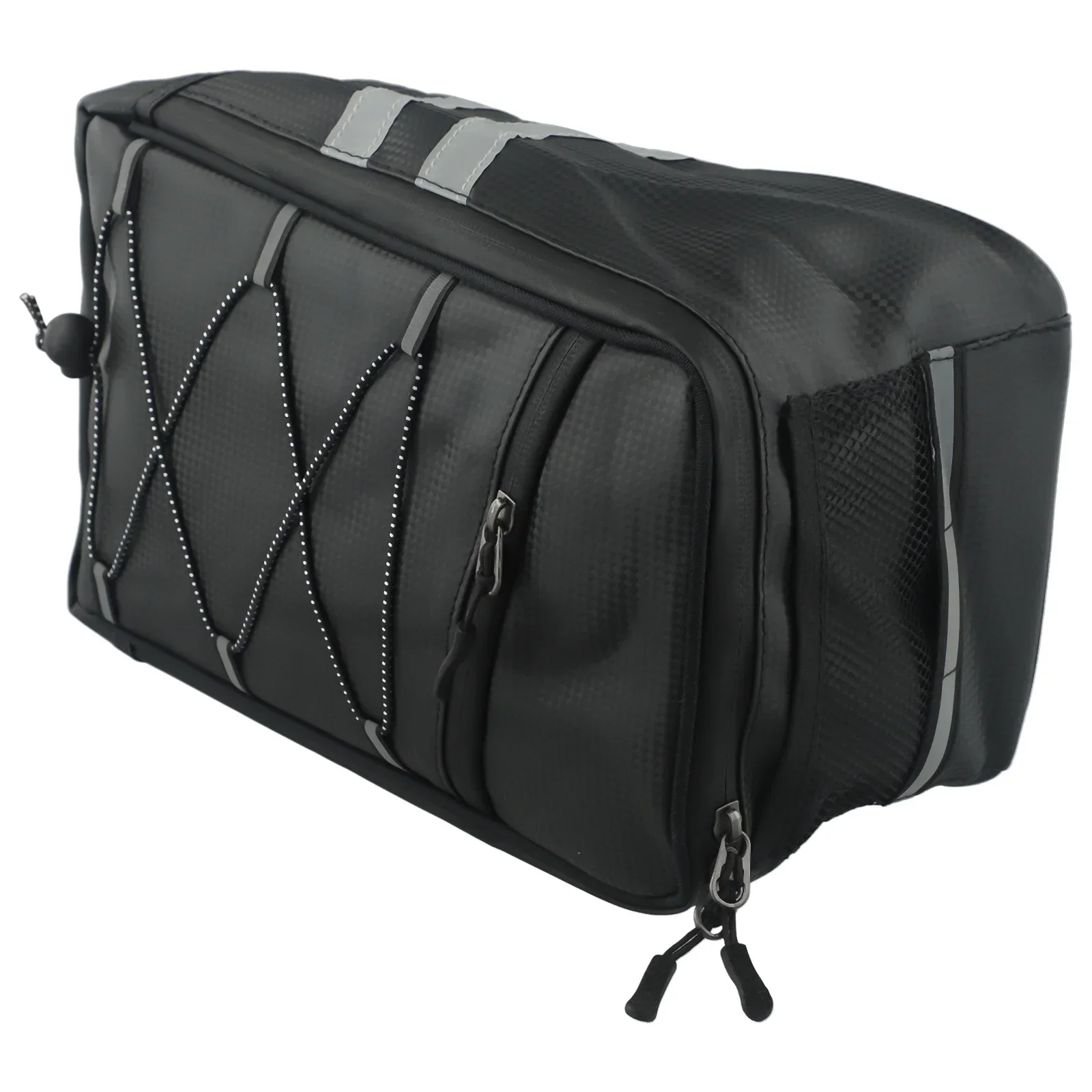 

Motorcycle Luggage Bags Additional Bags 8L Large Capacity PU PE Waterproof Motobike Rear Folding Bags 30* 18 * 11.5cm