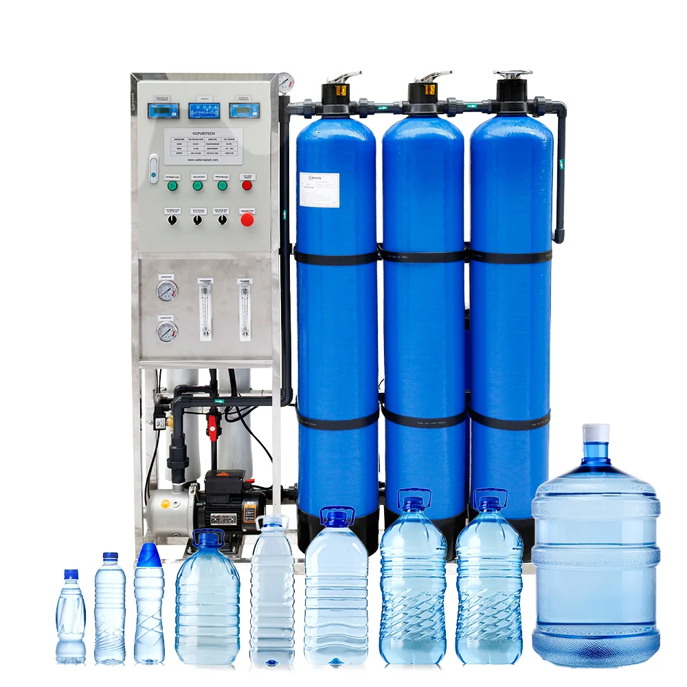 

Downhole soft water system 250lph 500lph 1000lph FRP reverse osmosis drinking water purification system