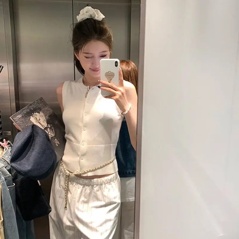 Coletes coletes finos das mulheres colete acolchoado primavera lambswool meia forro colete macio suave elegante manhã minimalista na moda