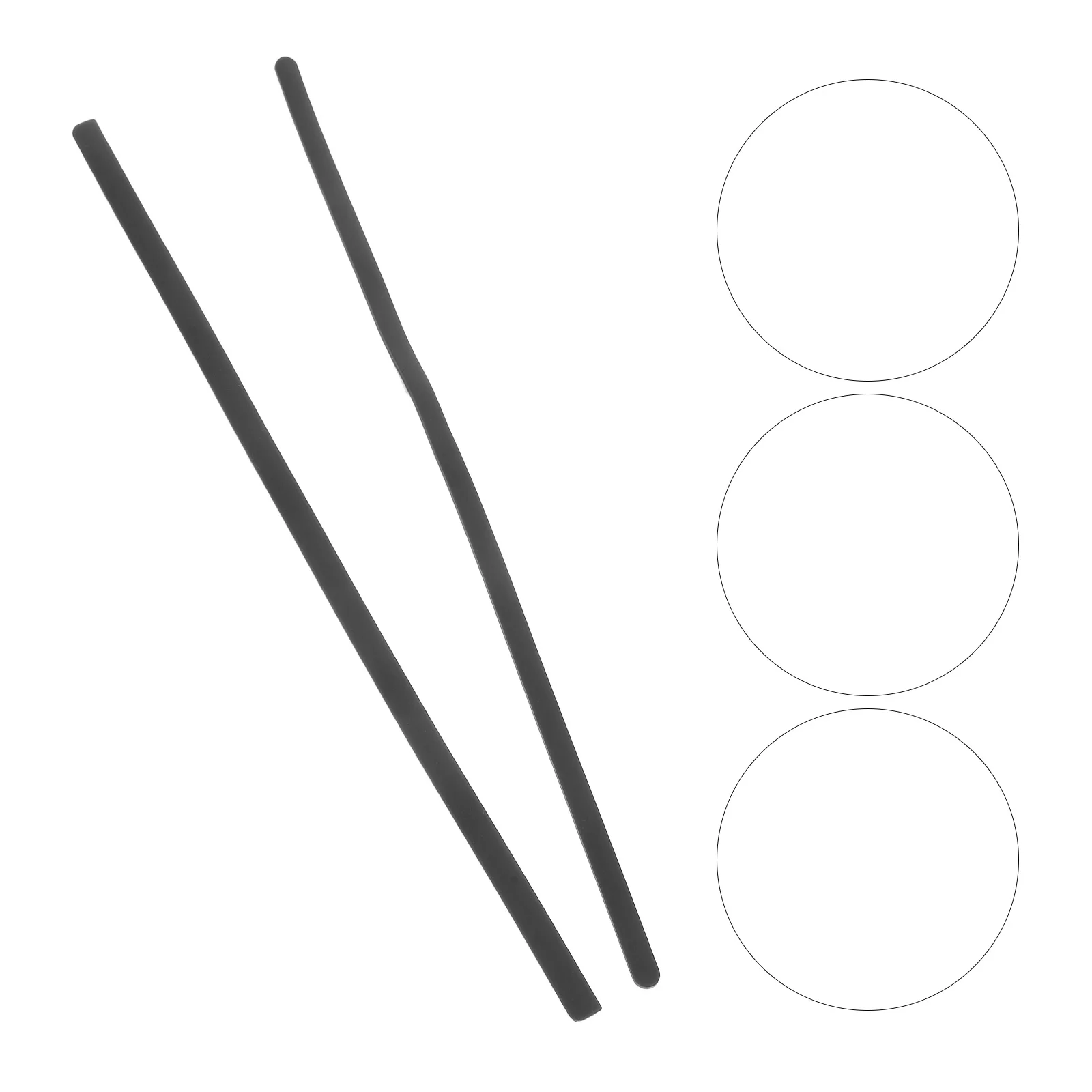 

2Pcs Laptop Bottom Case Feet Strips Rubber Nonskid Bumper Pads Precise Cut Durable Easy Install Laptop Rubber Feet