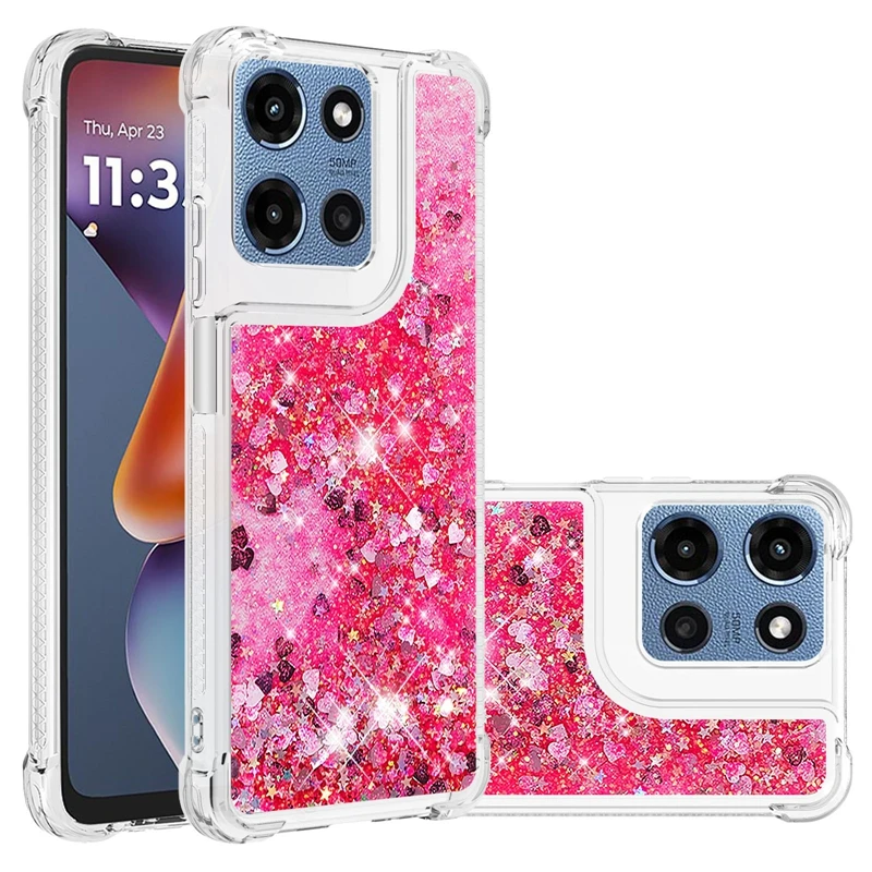 For Motorola Moto G 5G 2025 Cover Glitter Quicksand Dynamic Liquid Case on For Funda Motorola G 2025 Moto G 2025 Phone Case Etui