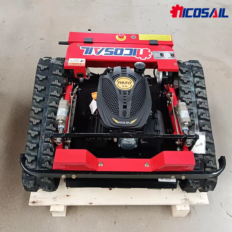 Multi-functional Crawler Lawn Mower Smart Remote Control 360-degree Rotating Weeder Garden Lawn Mower