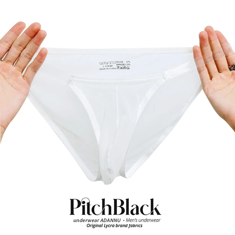 مثير ملابس داخلية للرجال النايلون شفافة رقيقة جدا تنفس ملخصات سراويل التجفيف السريع سيسي calzoncillos Hombre #1