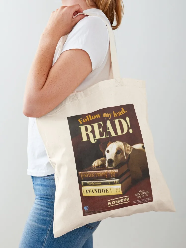 

Wishbone dog - READ! Tote Bag Cloth bag Lady bag tote handbag