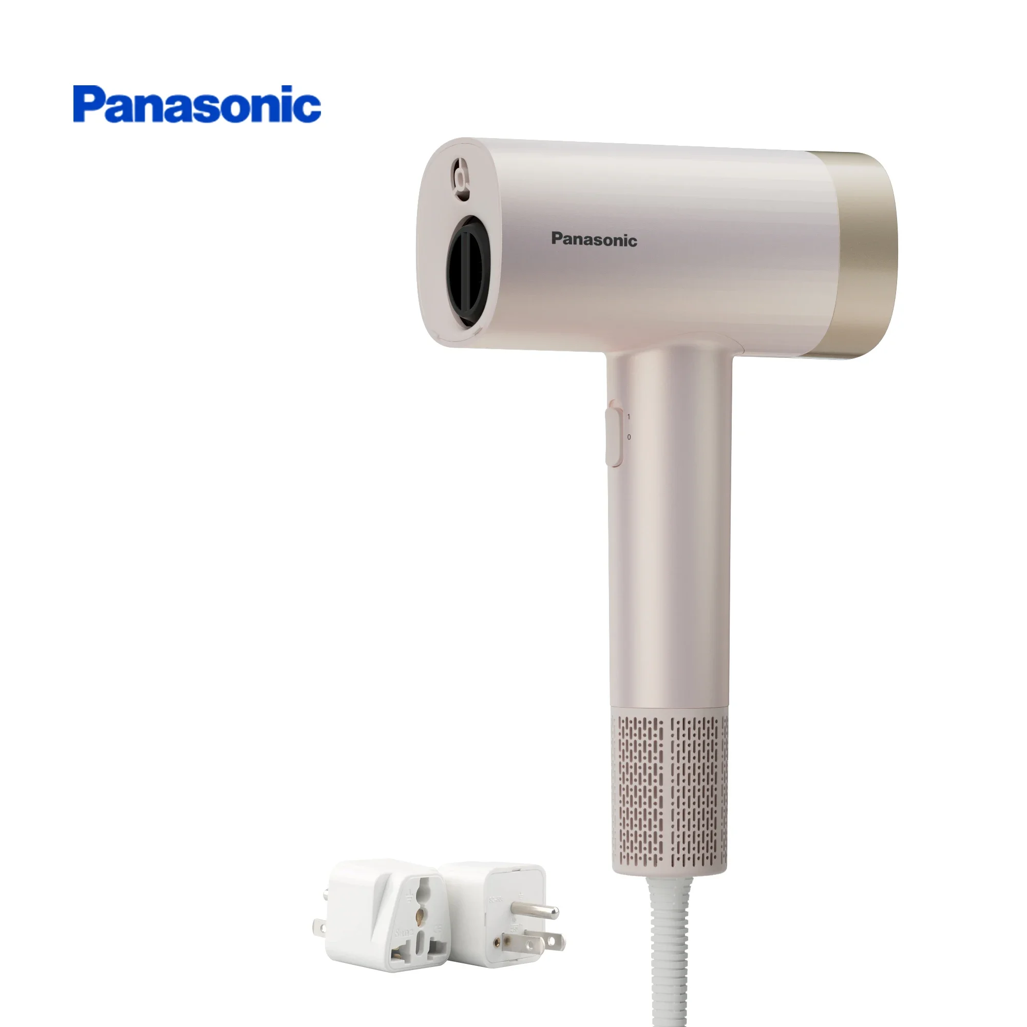 Secador de pelo Panasonic de alta velocidad Tecnología Nanoe 1200w 3 velocidades 4 temperaturas Secador de pelo ligero de bajo ruido para el hogar