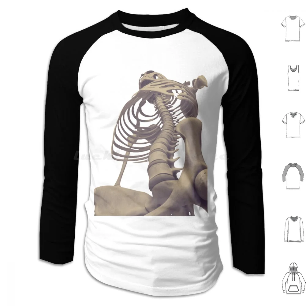 

Skeleton Hoodie cotton Long Sleeve Skeleton Bone Skull Dark Men Aesthetic Museum Vintage Core Kayne West Meme Humor