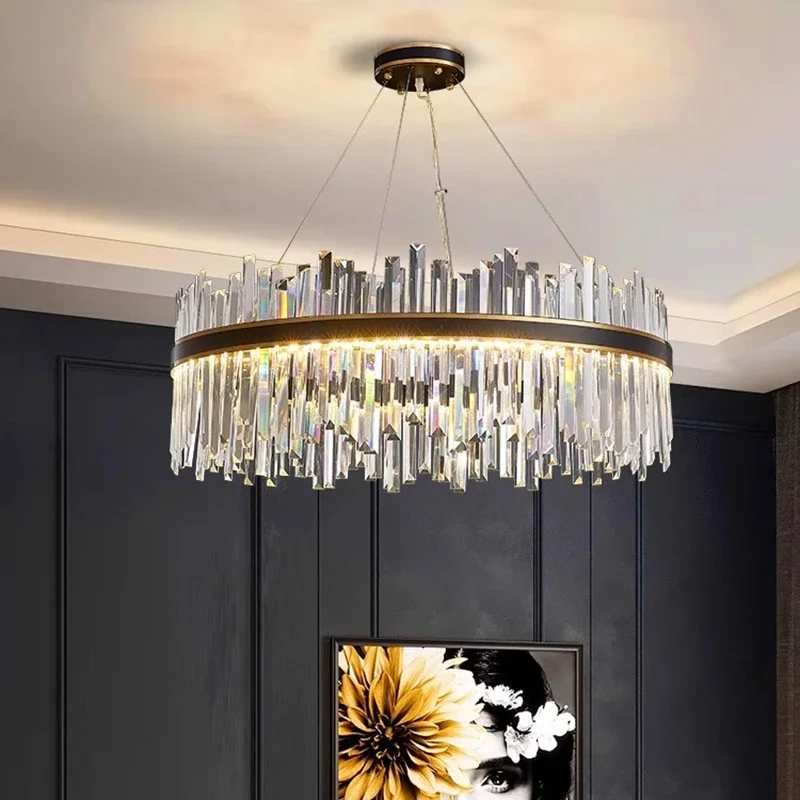 

Home DecorationPendant Lights, Luxury Crystal Living Room Chandelier, Bedroom Pendant Lamp, Ceiling Light, Indoor Lighting