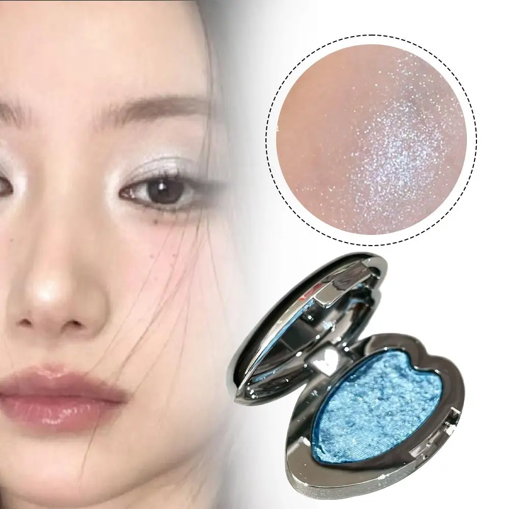Dream core glitter camaleão sombra maquiagem de longa duração iluminando cintilante espumante suave sombra fina mackup