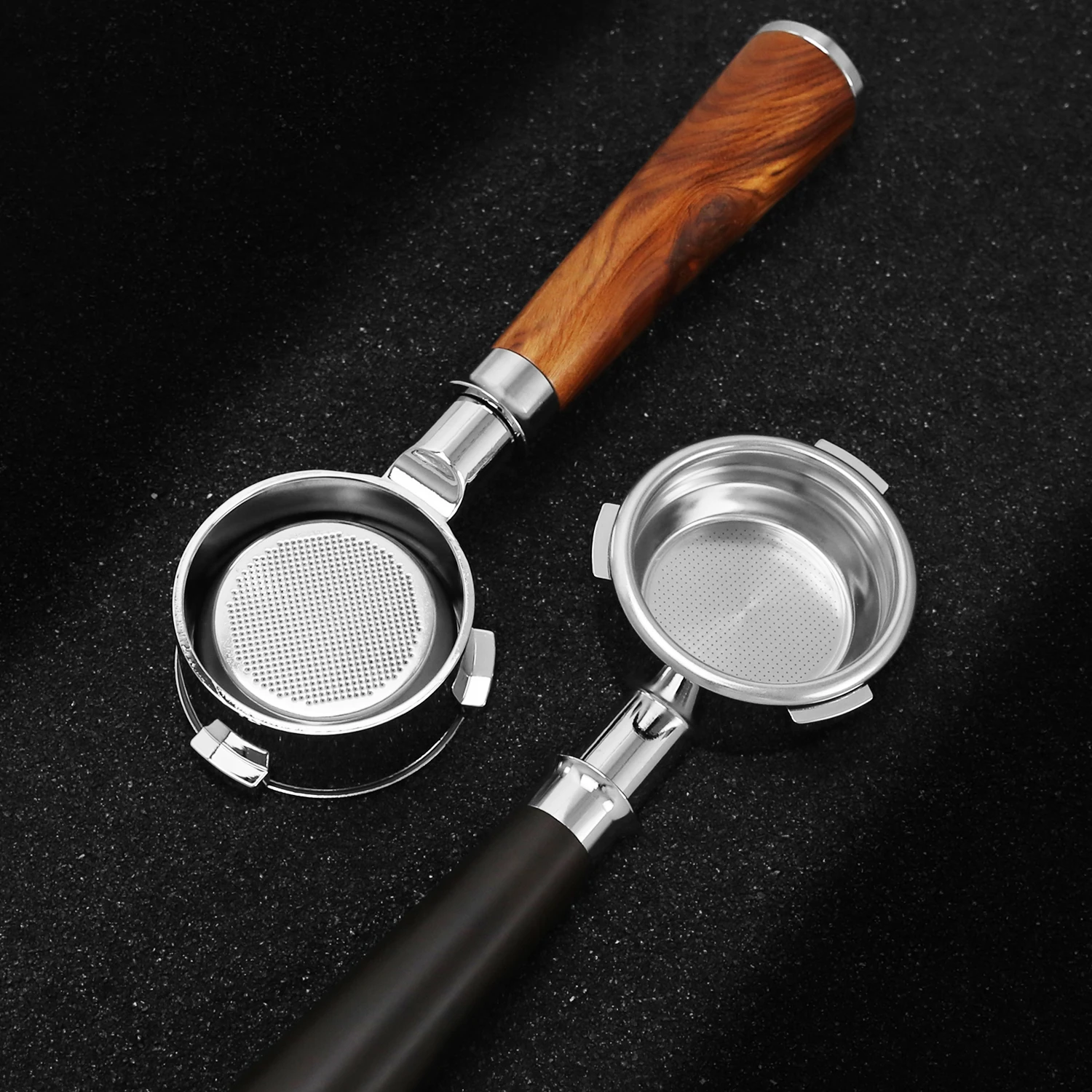 58mm Bottomless Portafilter 3Ear For Hibrew H7 H7a H10a Breville Barista Max Mini Sunbeam Coffee Tool Espresso Machine Accessory