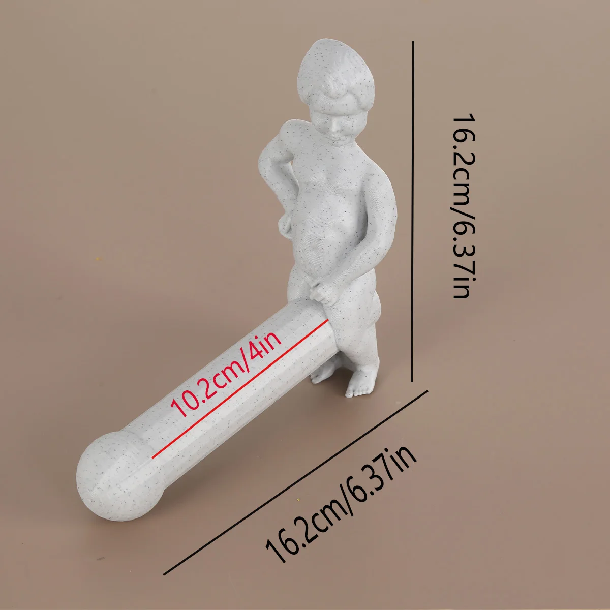 1pc sculpture style roll paper holder, unique desktop stand decoration, creative display stand, preferred holiday gift