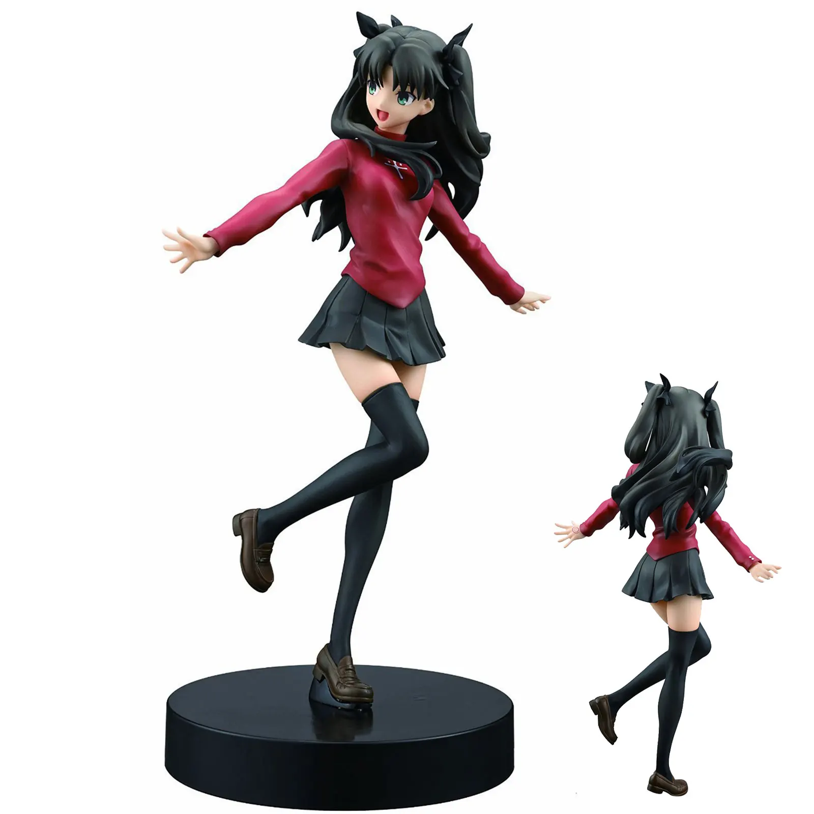 

21cm Anime figure Tohsaka Rin standing action figure lovely girl Tohsaka Rin figurine Doll PVC Model Toy Collection Statue Gift