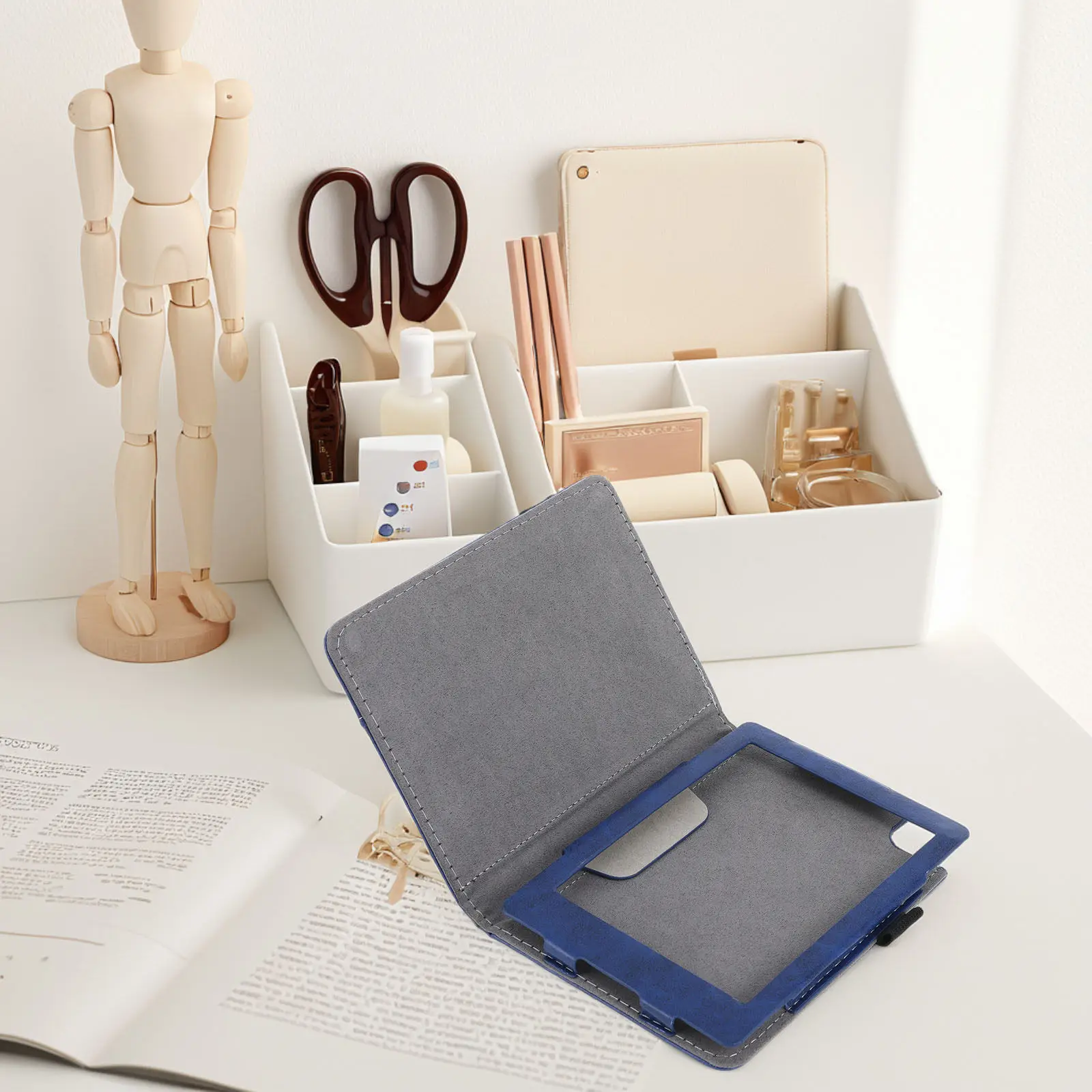 Stylish Artificial Cover for Electronic Reader Full Coverage Protection Scratch Proof for Edition 2 Ebooks