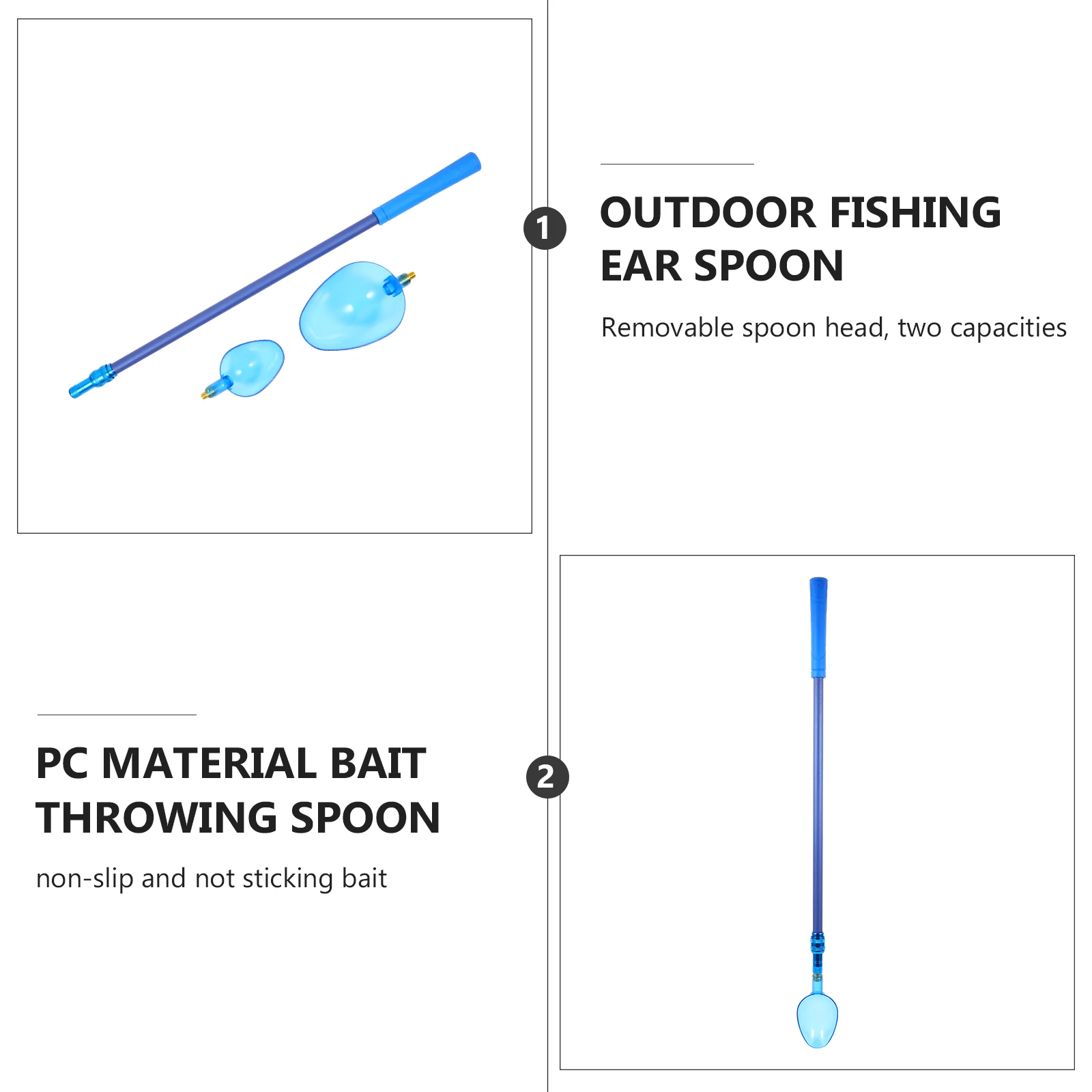 

Telescopic Carbon Fiber Pole Bait Throwing Removable Spoon Head Carp Feeder Fishing Gear Bait Casting Scoop Fishing Tool