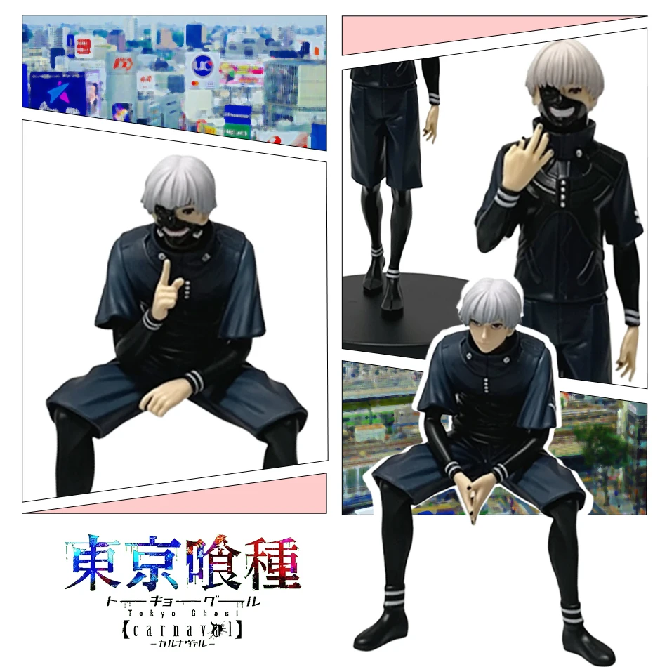 Figura de Kaneki Ken de Tokyo Ghoul, Modelo 2026, 20CM, Figura de Anime, Adorno Decorativo con Base, Regalos