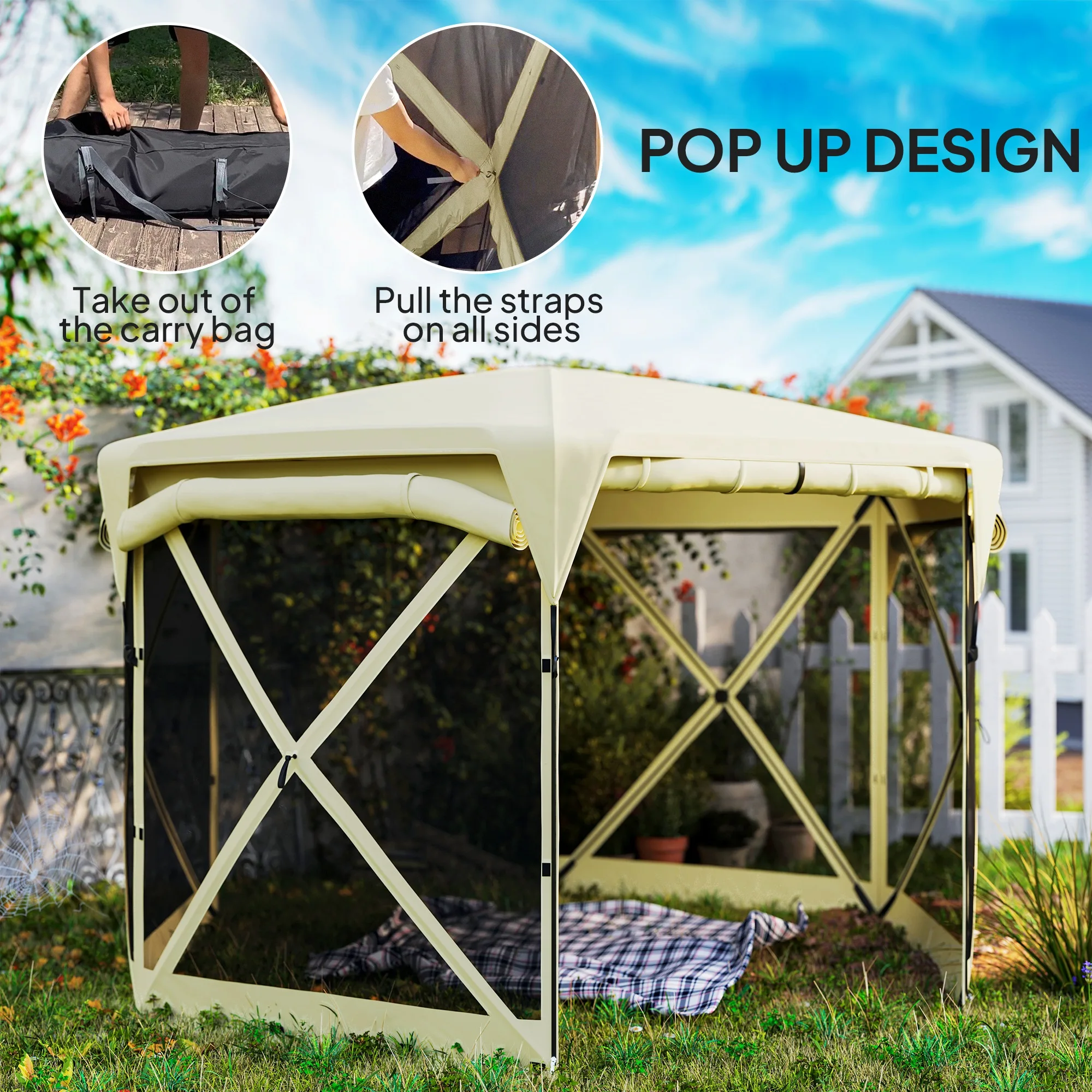 Tenda Gazebo Pop-up 11 x 11 pé - Gazebo Pop Up avaliação e preço