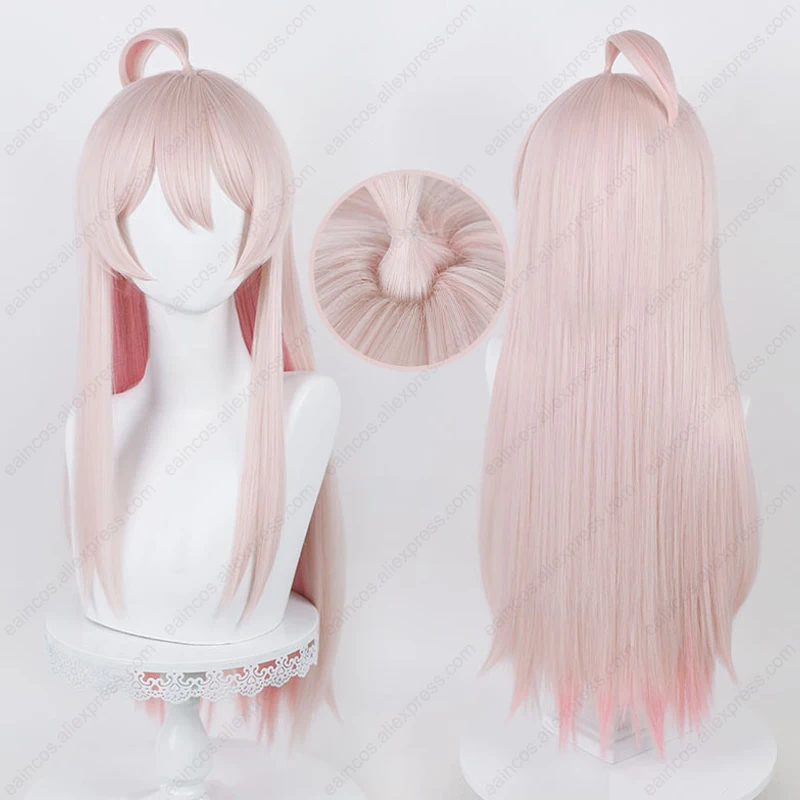 Anime Mahiro Oyama Cosplay Wig 70cm Long Pink Gradient Wigs Heat Resistant Synthetic Hair