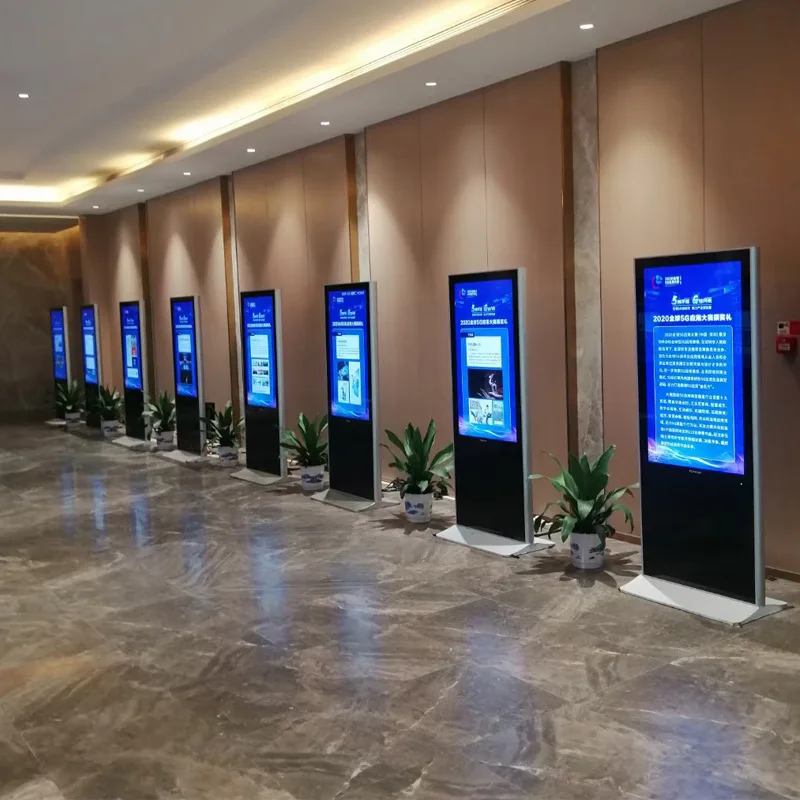 32/43/50/55/65 vertical advertising machine floor-to-ceiling touch advertising machine high definition display screen query