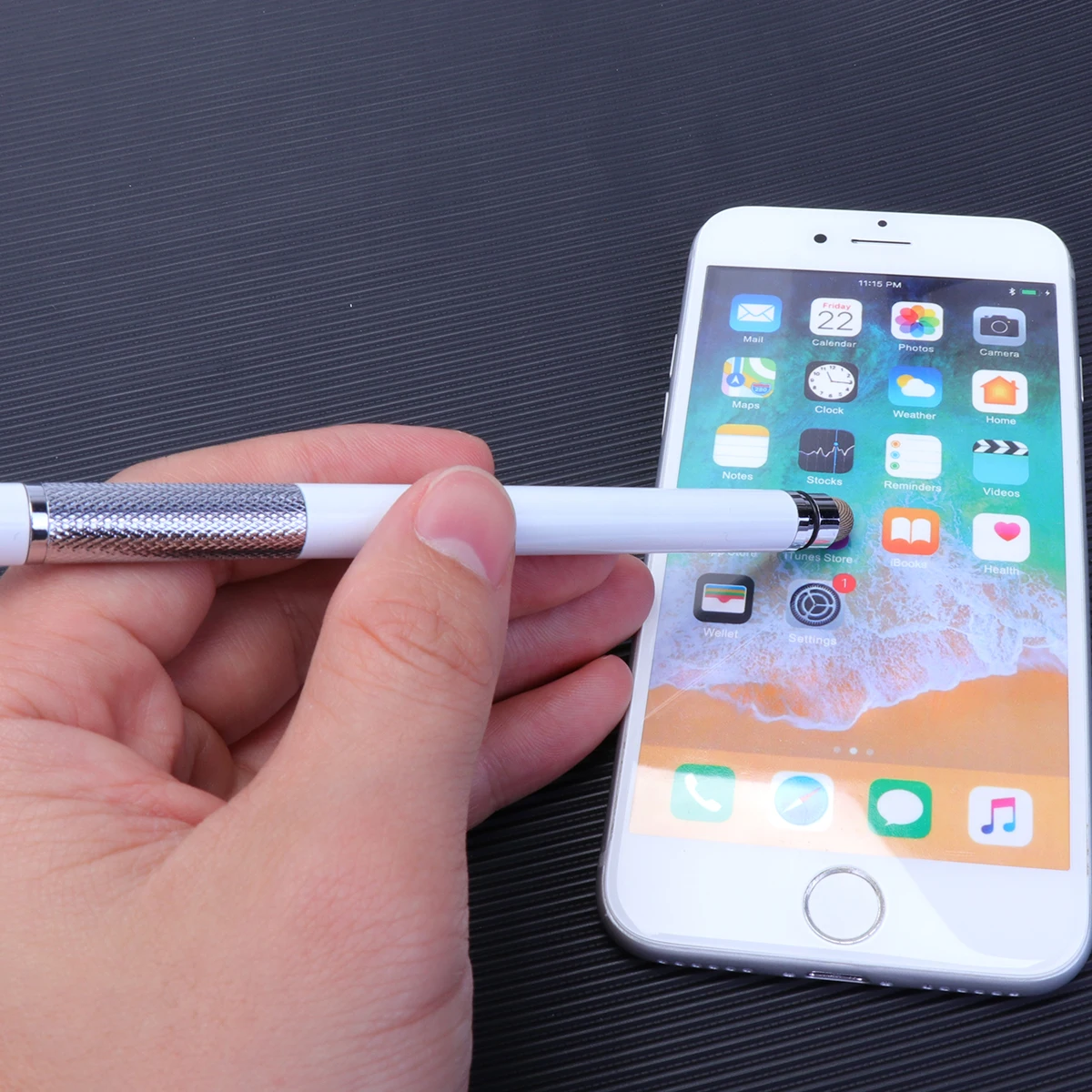 

Premium Double End Capacitive Stylus Metal Touch Screen Disc Pens for Tablets Phones Laptops Drawing Writing
