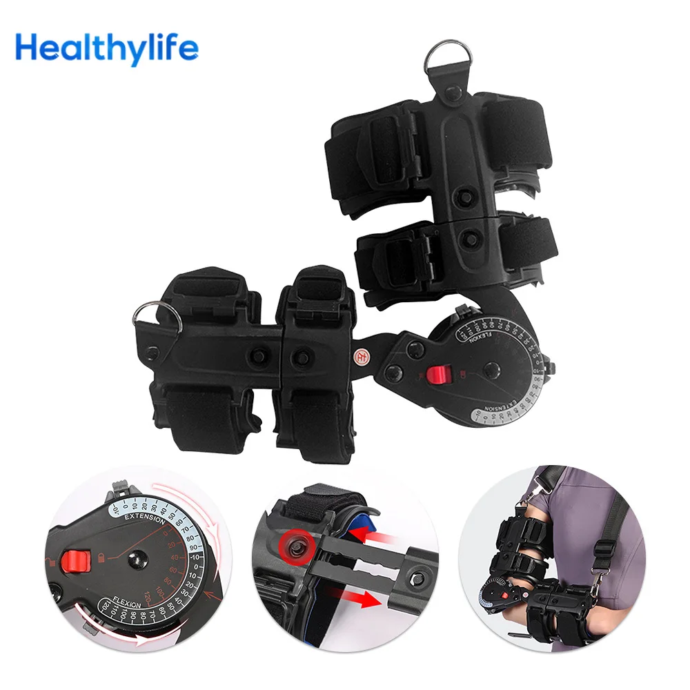 

Adjustable Elbow Brace Hinged Elbow Brace Hinged Elbow Brace with Sling Adjustable Stabilizer Splint Arm Injury Recovery Support