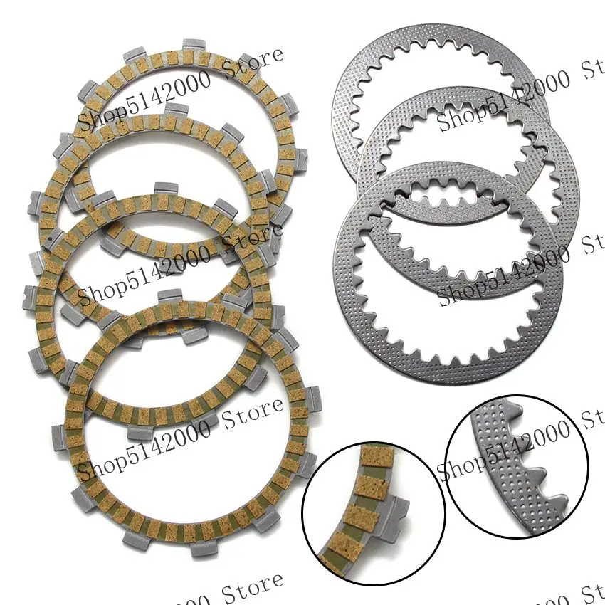 Motorcycle Steel Plate Disc Springs Clutch Friction Plates Kit Accessories For Suzuki DS80 JR80 RM80 XZ/XD/HD OEM:21441-13A00