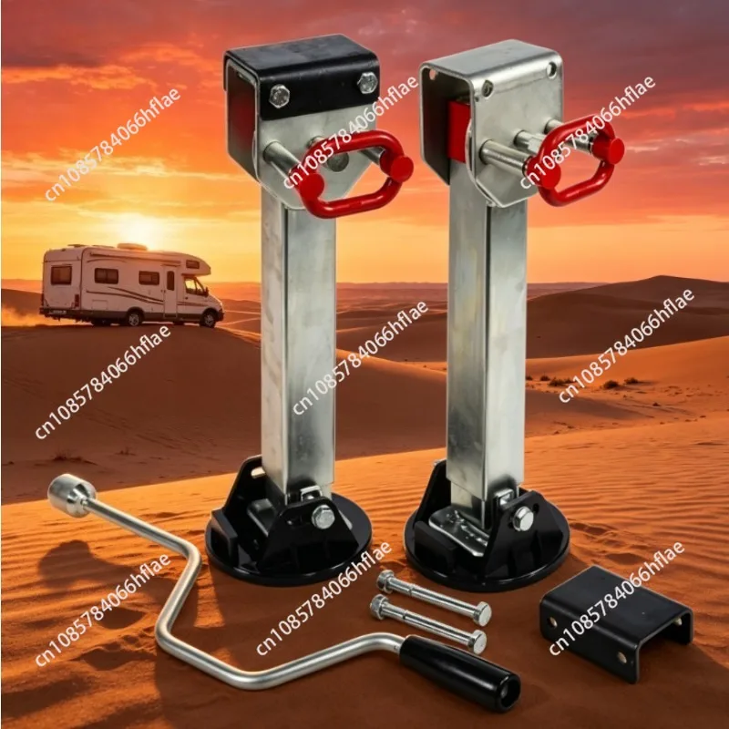 Pieds stabilisateurs pliables à 90 degrés pour camping-car, supports d'angle abattables pour caravane, camping-car et camping
