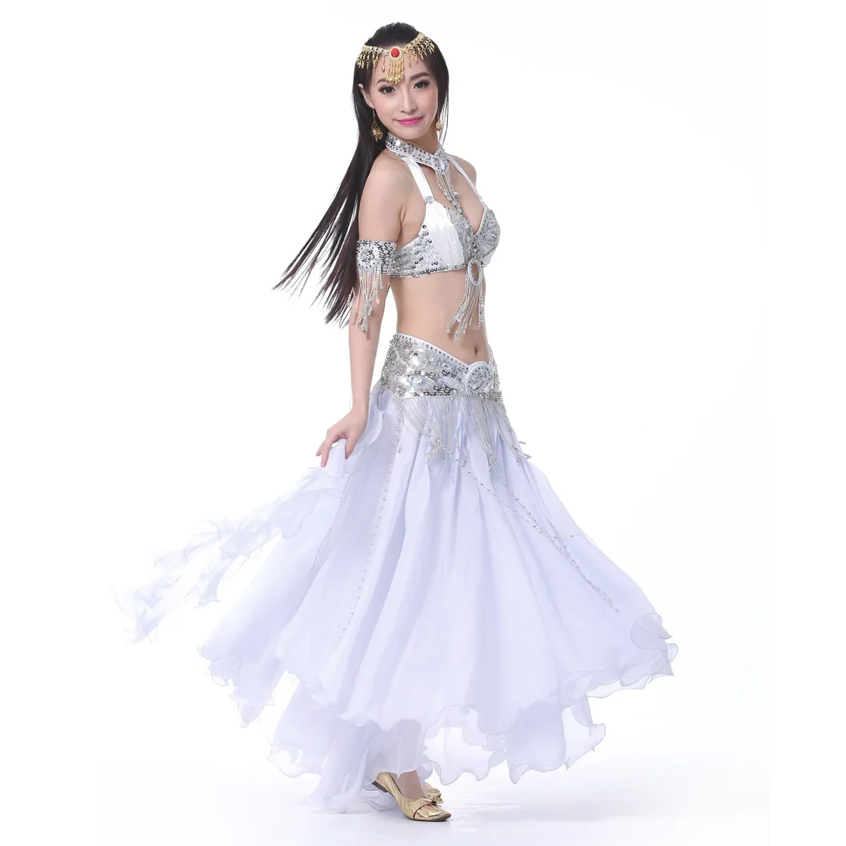 Belly Dancing Costumes Belly Dance Skirts Clothing Elf Fairy Long Maxi Skirts Lady Women Sexy Oriental Professiona Stage Show