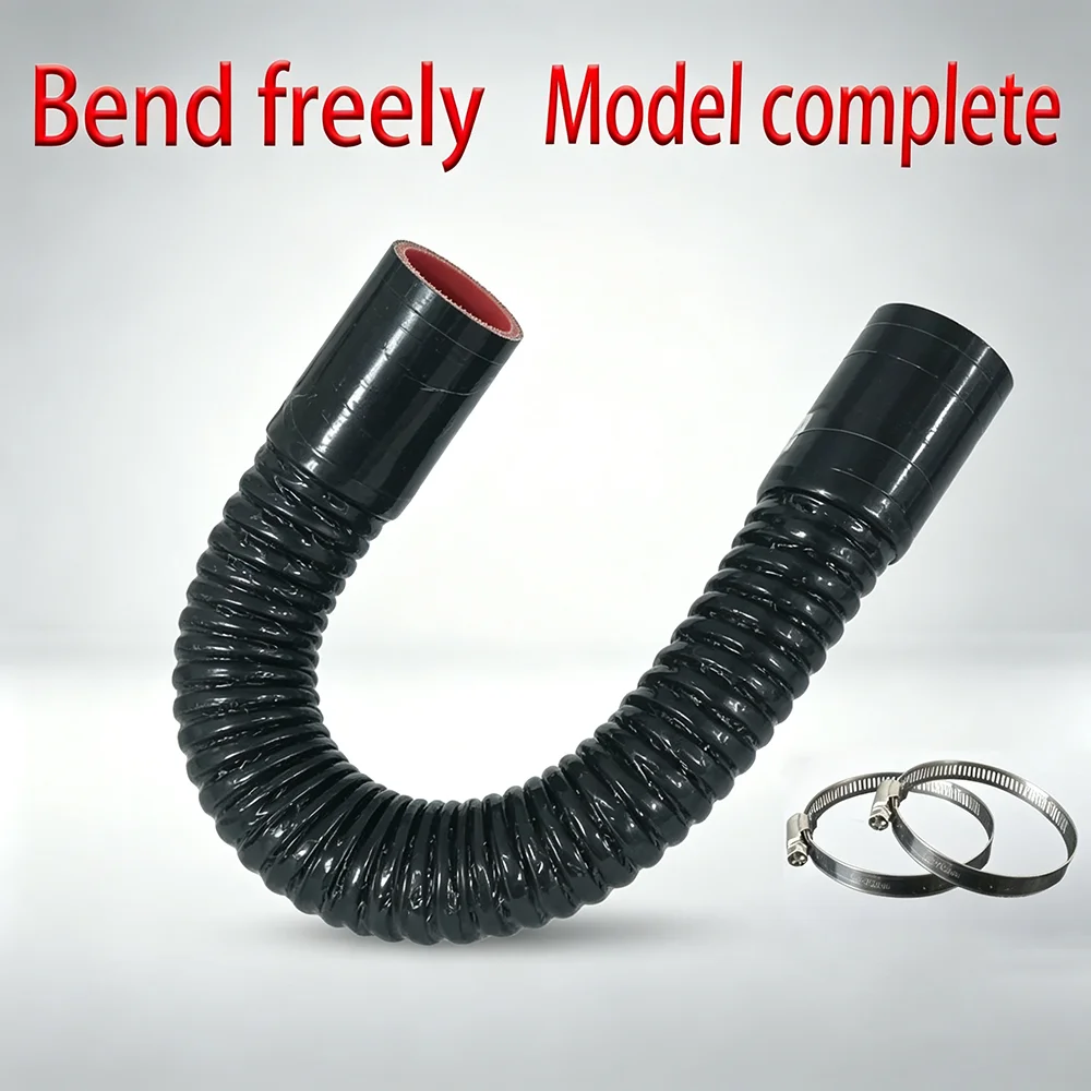 Automotive universal silicone hose with steel wire weaving, ID16-110mm for automotive connections