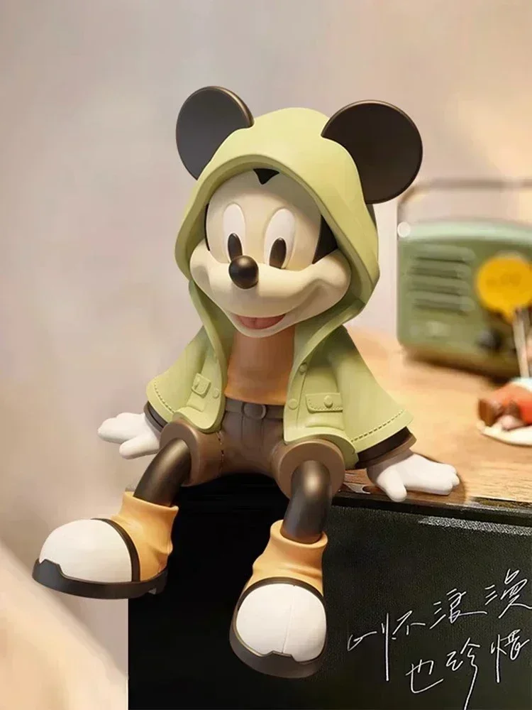 30cm Genuine Disney Mickey Sitting Decoration Office Desktop Decoration Living Room Tv Cabinet Home Decoration Birthday Gift