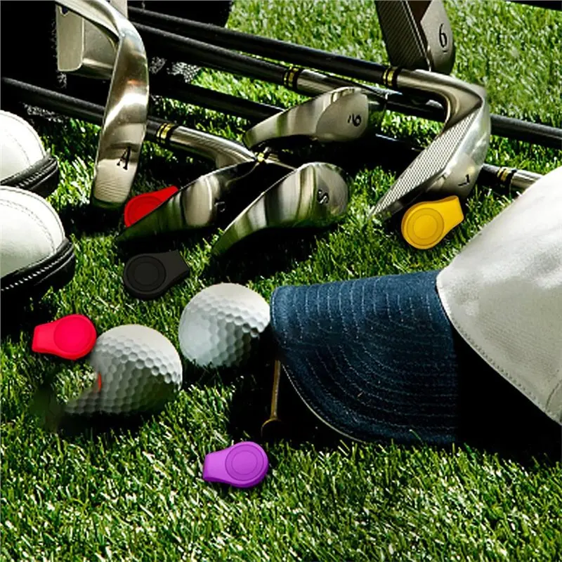 ABHS-4 Pack Magnetic Golf Ball Marker Hat Clip, Golf Ball Marker Holder Attached To Hats Caps Belts Visors Shirt Collar