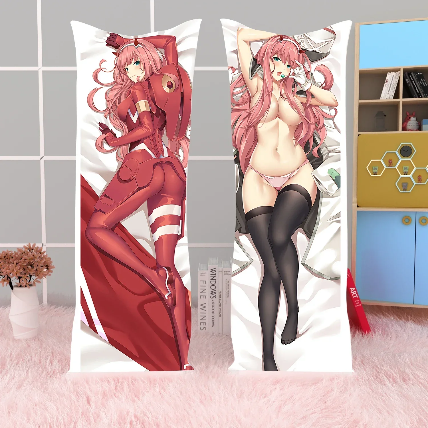 

Anime DARLING in the FRANXX Zero Two Dakimakura Pillowcase Cushion Cover Hugging Body Pillow Case Game Otaku Pillow Cover