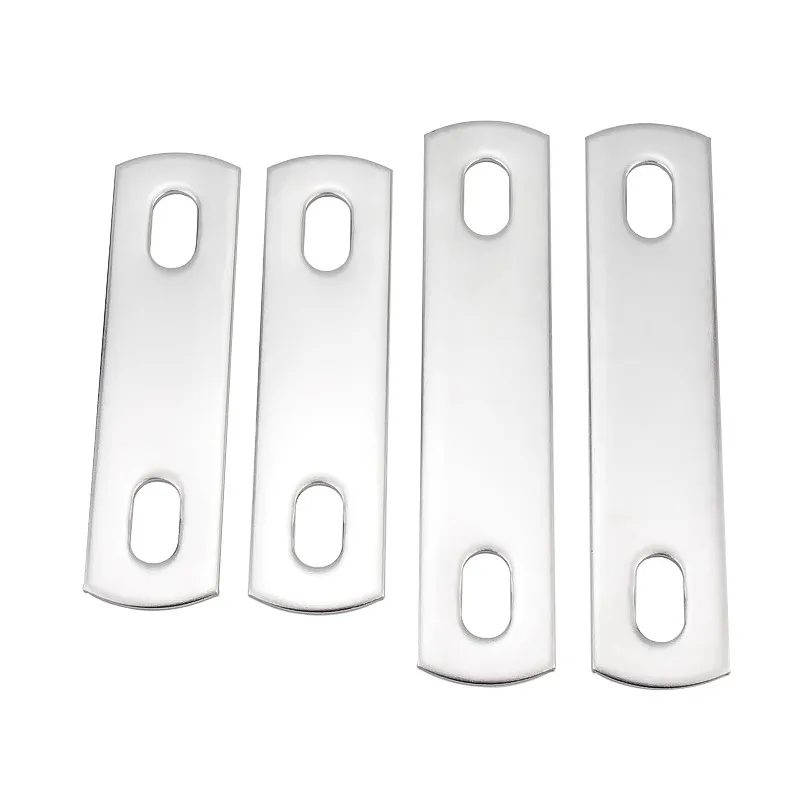 M6 M8 M10 M12 304 Stianless Steel Square Gasket Pipe Clamp U-Shaped Screw Baffle U-Shaped Square Gasket Hardware fasteners