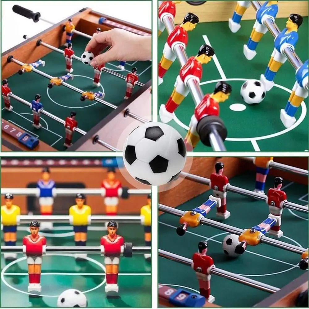 PP Mini Table Football Replacement Black and White Soccer Player Gift Tabletop Game Balls 32mm Game Accessories Soccer Balls