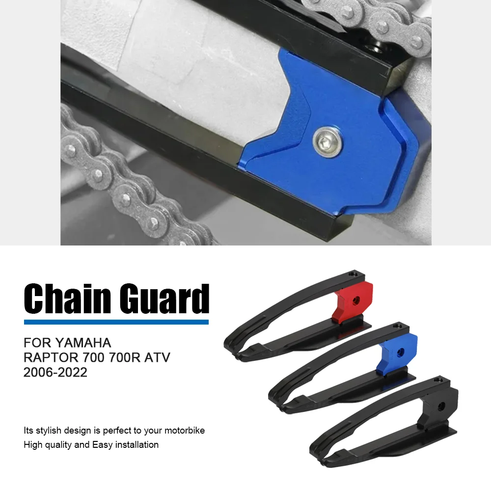 

2006 2007 2008 2013-2015 2016 2017 2018 2019 2020 2021 2022 For Yamaha RAPTOR 700 700R ATV Chain Guide Guard Cover Protector