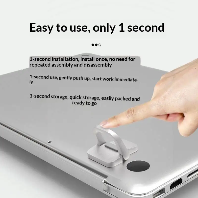 

Складная невидимая подставка для ноутбука (2 шт.), мини-портативный держатель для ноутбука, охлаждающая подставка