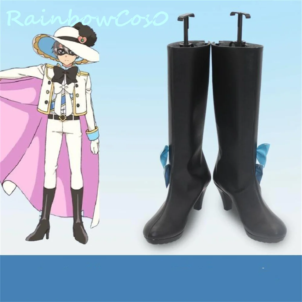 Takumi Yui Takumi Shinada  Delicious Party Pretty Cure Cosplay Shoes Boots Game Anime Party Halloween Chritmas RainbowCos0 W3297