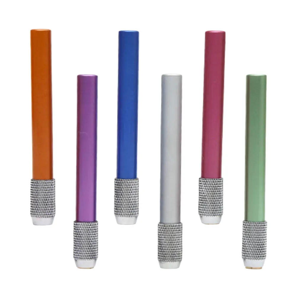 

6pcs Pencil Extender Holder Metal Tool Rods for Students Pencil Extender Short Pencils Students Office Supplies