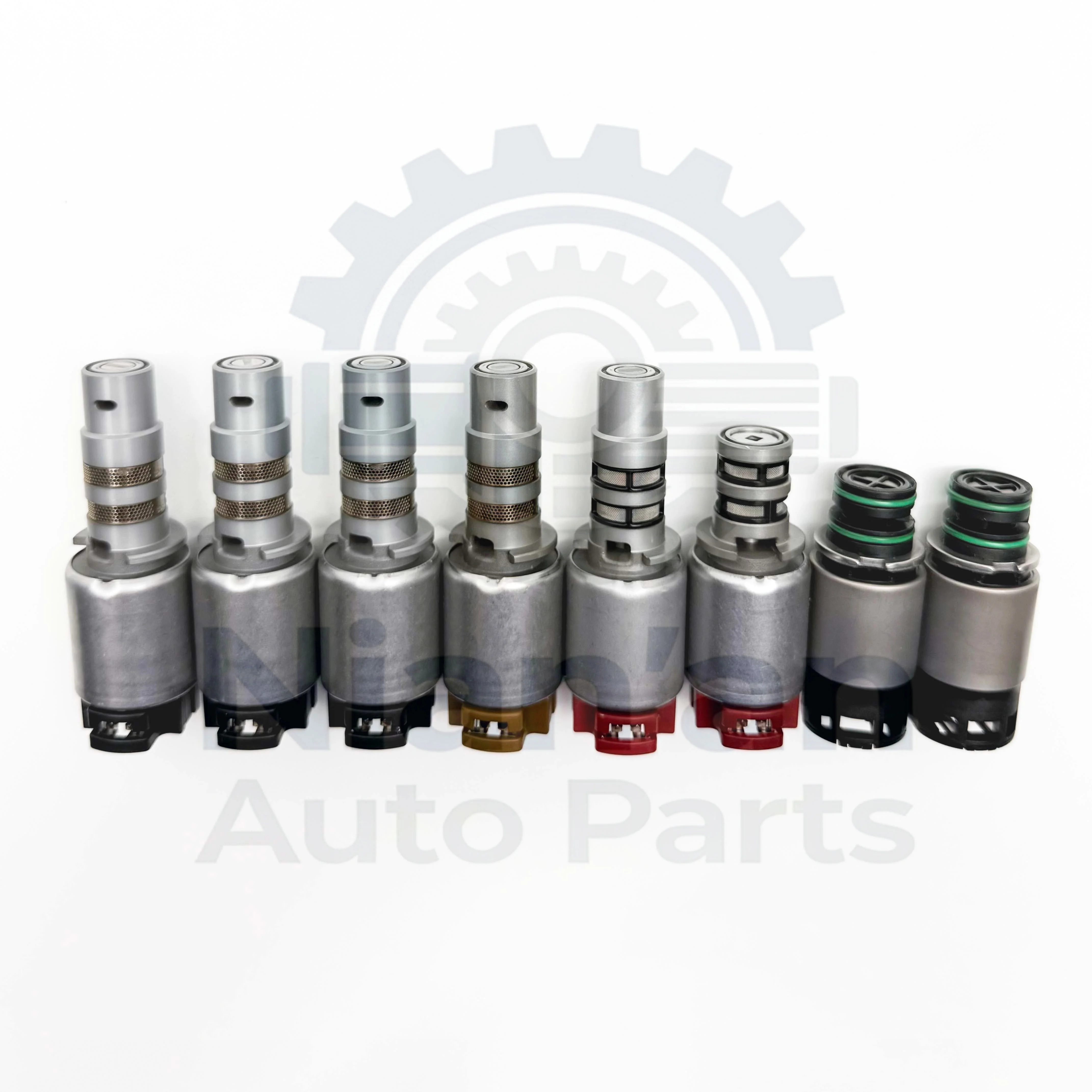 A6GF1 A6MF1 A6MF2 A6LF1 A6LF2 A6LF3 6F24 Transmission Solenoid Valve 8Pcs For Hyundai Kia Jeep 6AT Gearbox Shift Solenoid Assemb