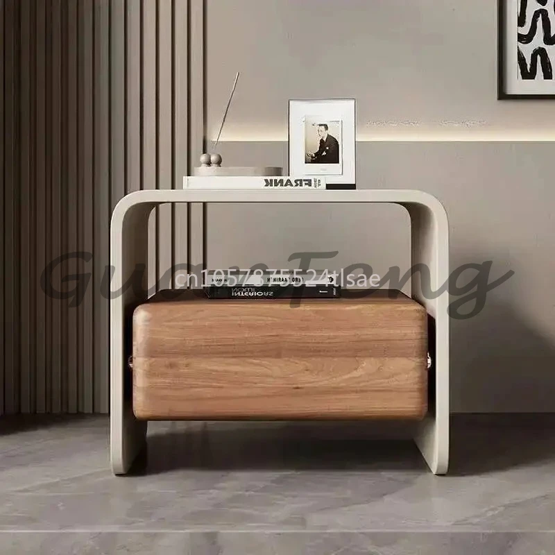 Nordic Design Nightstand Dormitorio Bedroom Furniture Luxury Night Trendy Table Storage