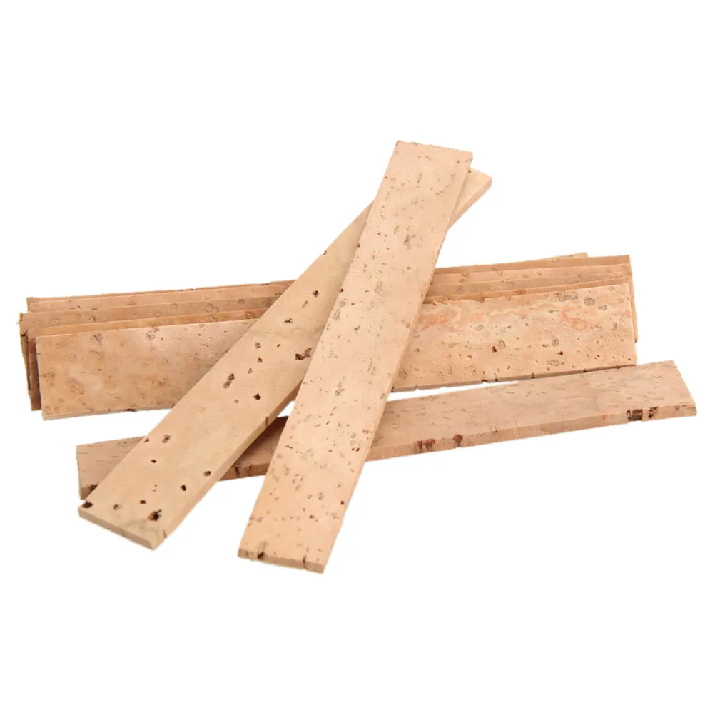 10Pcs Clarinet Cork Replacement Sheet Premium Cork Material Compress Decompress Seal Soundproof Wear Resistant for Clarinet