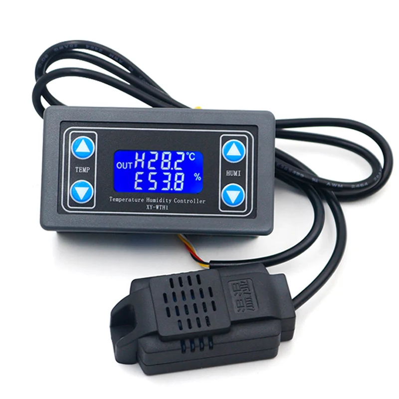 

Temperature and humidity control sensor module digital display word highprecision relay double output automatic constant tempera