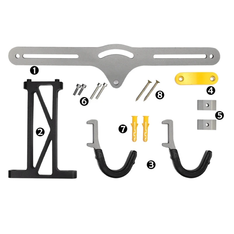 1Set Road Bike Mountain Bike Road Suspension Home Wall Hanging Exhibition Foldable Hook Wall Hook Bicycle Wall Hanger Hook Up