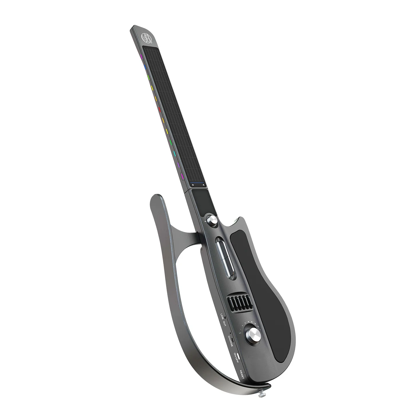 Smart Electric Guitar for Beginners, Stringless Guitar with Auto Chord Accompaniment, Happy Soulmate Musical Instrument