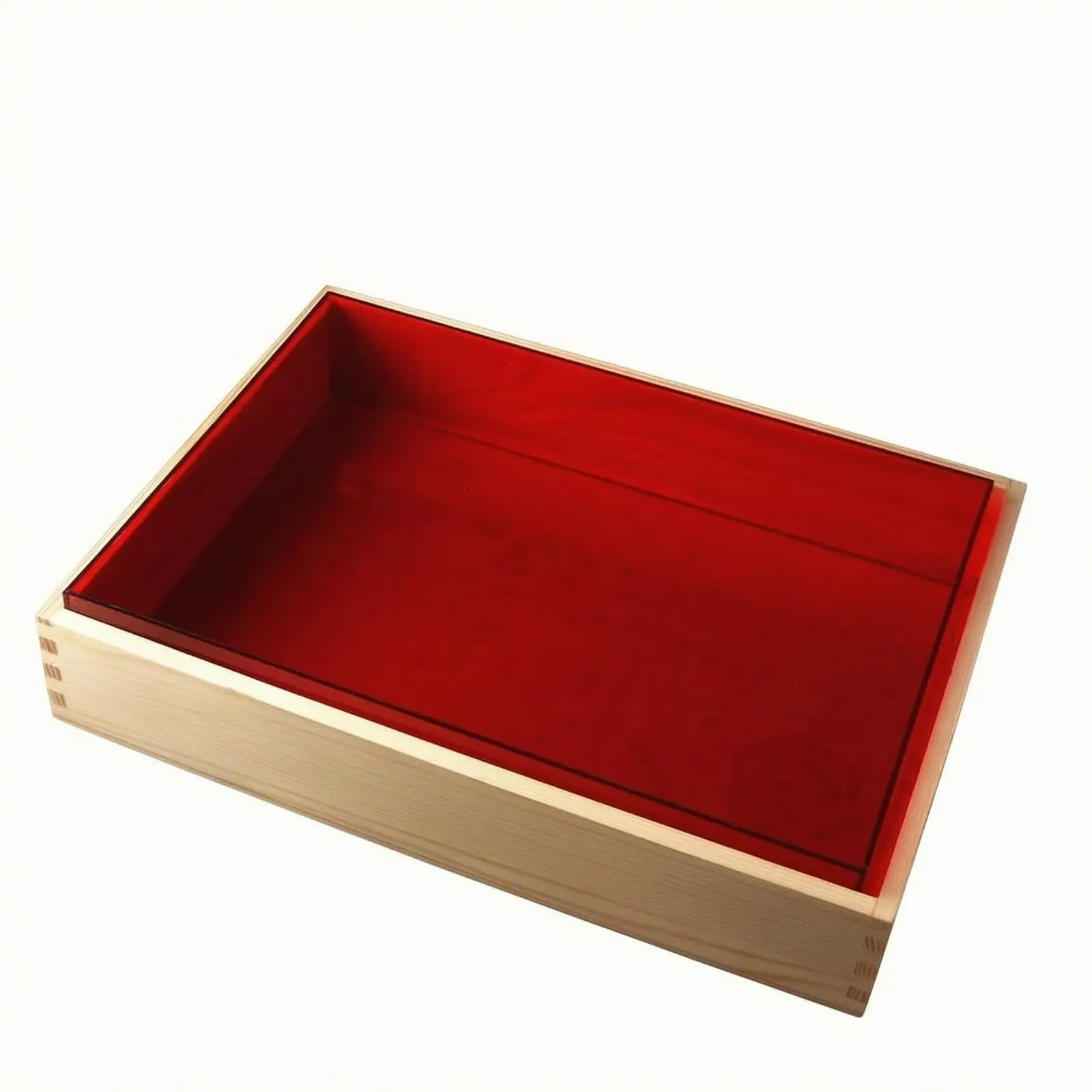 Sashimi Presentation Box Japanese-Style Wood Serving Box Sushi Display Tray Wooden Platter Rectangular for Restaurants