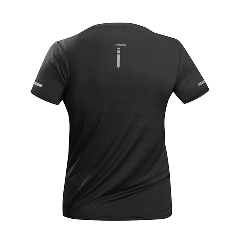 Herren Sommer Kurzarm Lauf-T-Shirt Schnelltrocknend Atmungsaktiv Locker Sitzend Outdoor Radsport Sportbekleidung für Männer