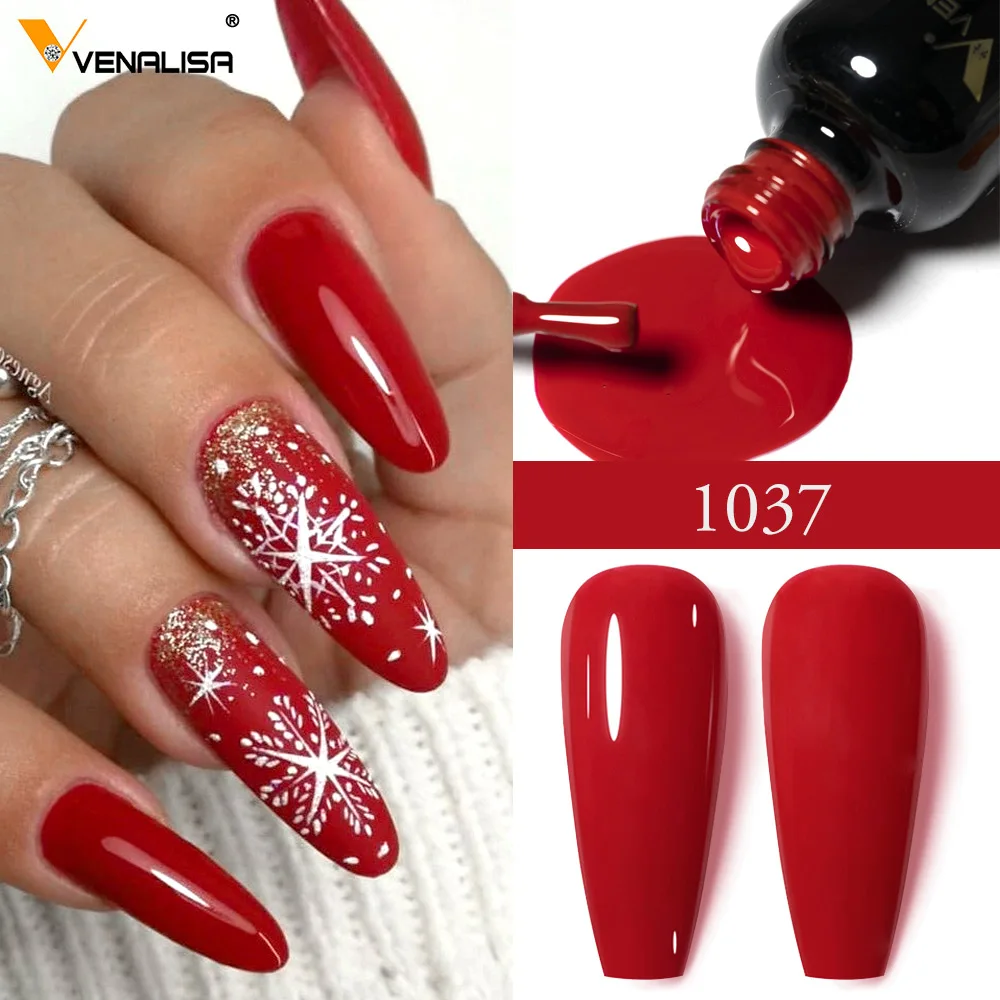 

12ml VENALISA Gel Nail Polish Christmas Winter Semi Permanent Full Coverage Soak off UV LED Gel Varnish Holographic Gel Lacquer