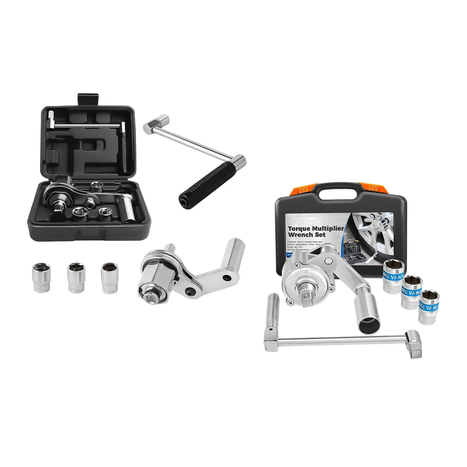 

Torque Multiplier Wrench 17mm/19mm/21mm Socket for Loose Car Tire Lug Nut 20:1 Torque Ratio Labor Saving,Nut Disassembly,Tool