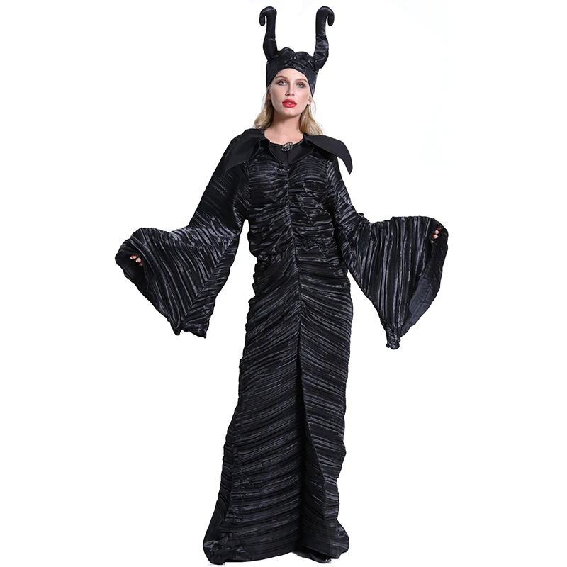 Disfraz de bruja oscura para Halloween, vestido de reina de bruja oscura, disfraz de vampiro gótico, vestido de madrastra, disfraz de espectáculo de fiesta